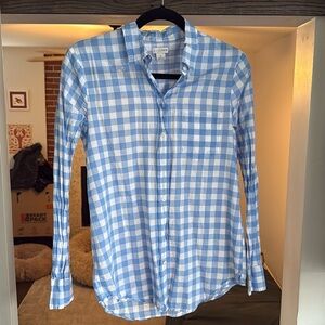J. Crew Gingham Button Down Shirt
